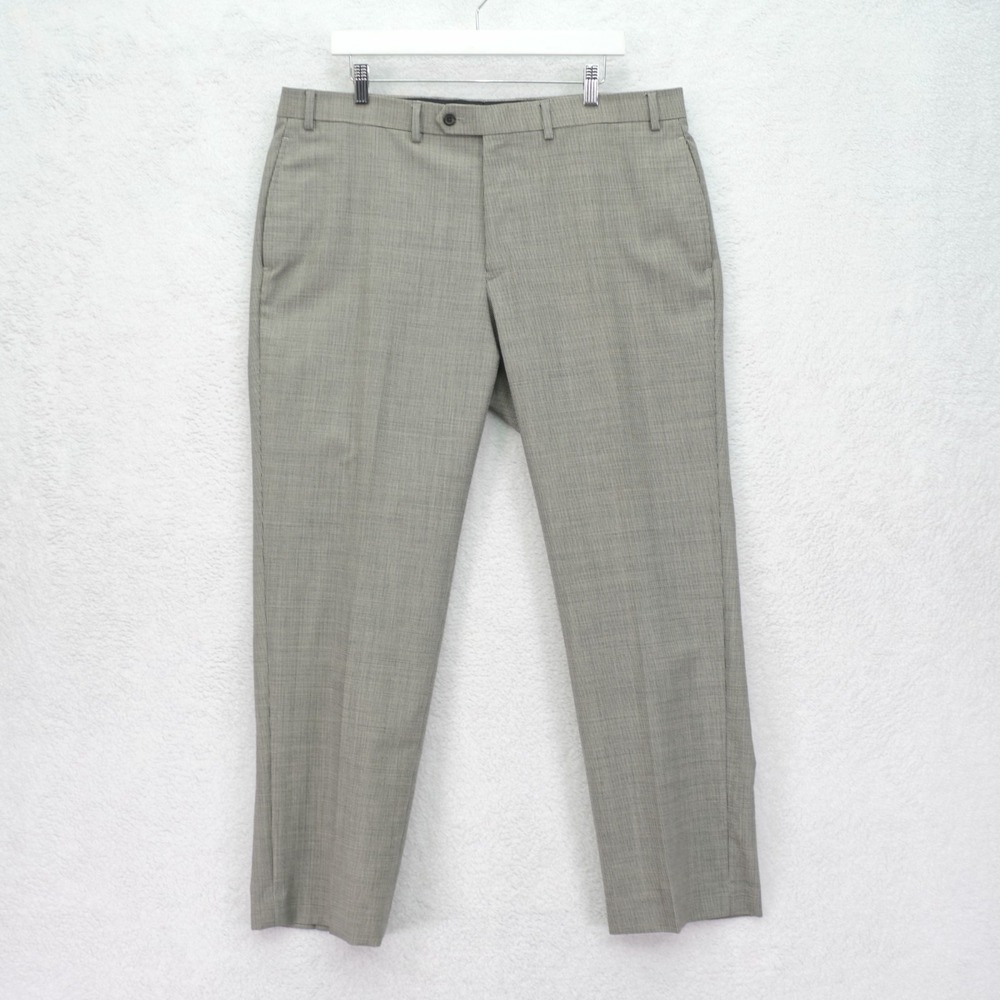 Lauren Ralph Lauren Total Comfort Wool Dress Pants  -39 / 30- White Black Star C